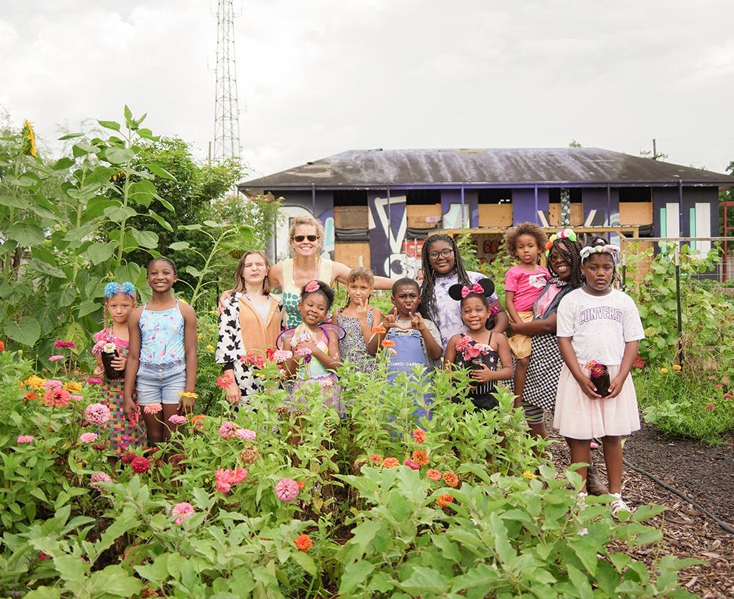 24 Carrot Garden in New Orleans, USA.